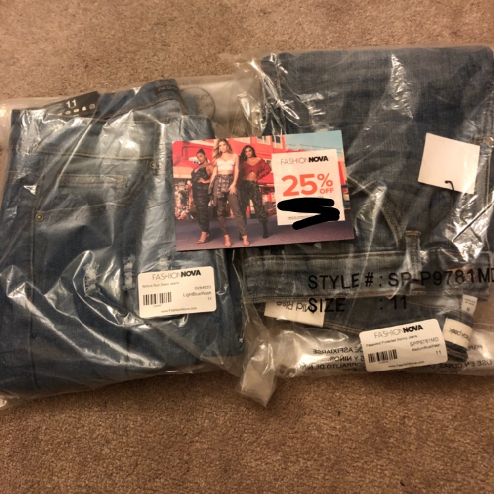 Fashion Nova Jean Bundle